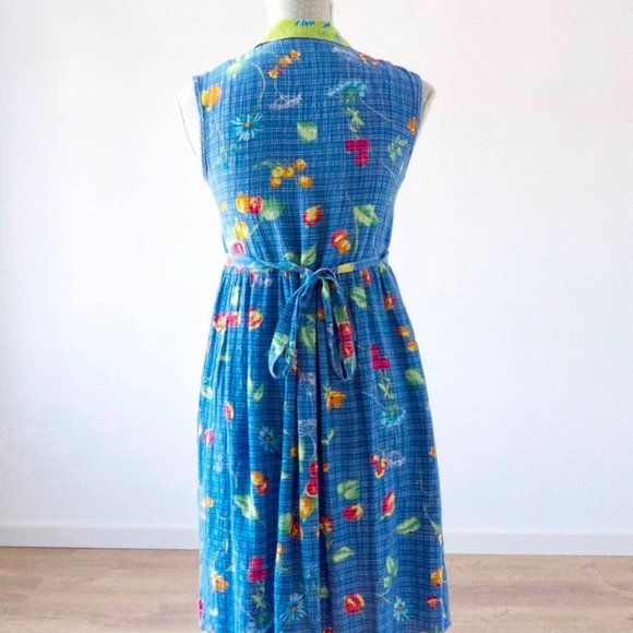 CLEARANCE Vintage 80s/90s Fruit Print Sundress XS/S - Picture 5 of 8